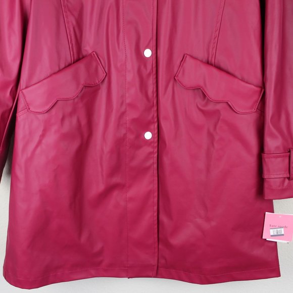 NWT Kate Spade Scallop Pocket Water-resistant Coat - Picture 11 of 16
